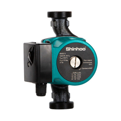 Насос циркуляционный Shinhoo BASIC S 15-6S 130 Насос циркуляционный Shinhoo BASIC S 15-6S 130