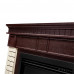 Каминокомплект: Очаг Electrolux EFP/P-3020LS N, портал Bricks 30 камень бежевый, шпон темный дуб