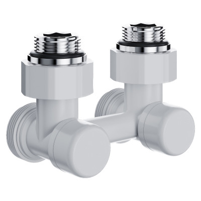Узел нижнего подключения Royal Thermo Design угловой 1/2"х3/4" EK (белый) Узел нижнего подключения Royal Thermo Design угловой 1/2"х3/4" EK (белый)