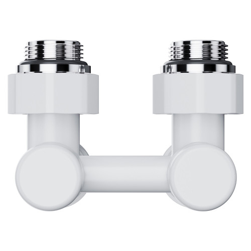 Узел нижнего подключения Royal Thermo Design угловой 1/2"х3/4" EK (белый)