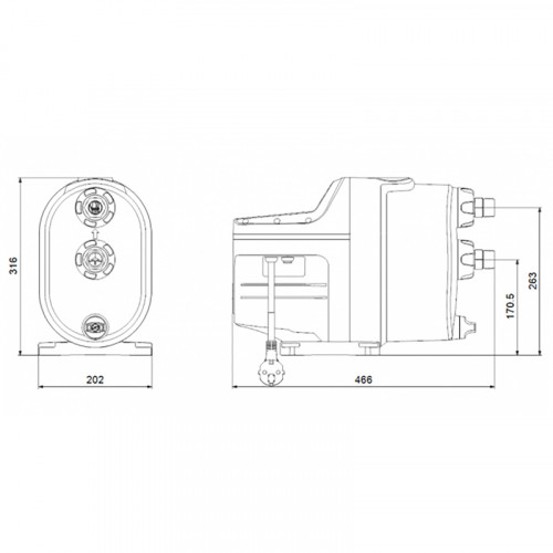 Установка насосная автоматическая Grundfos SCALA1 5-55