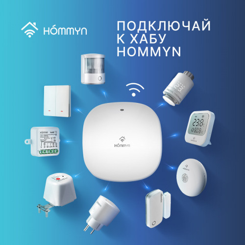 Модуль реле HOMMYN zigbee 2 канала (без нейтрали) RLZBNN02
