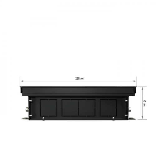Конвектор внутрипольный Royal Thermo ATRIUM-75/250/2500-DG-U-DB