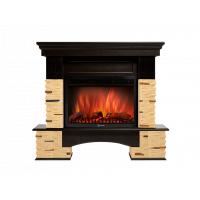 Портал Firelight Pietra Nuovo 25 камень сланец натуральный, шпон темный дуб Портал Firelight Pietra Nuovo 25 камень сланец натуральный, шпон темный дуб