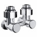 Узел нижнего подключения Royal Thermo Design угловой 1/2"х3/4" EK (хром)