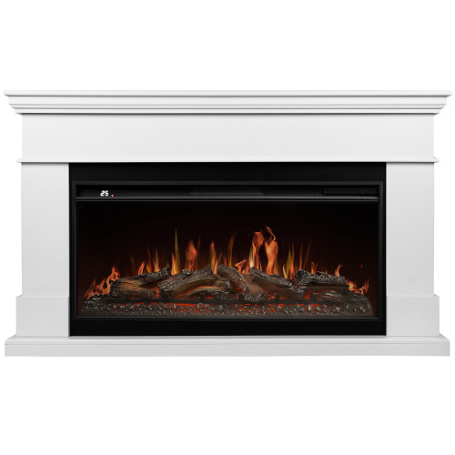 Каминокомплект: Очаг Royal Thermo Aurora RTFP/P-AR40LS, портал California 42/40/36, белый