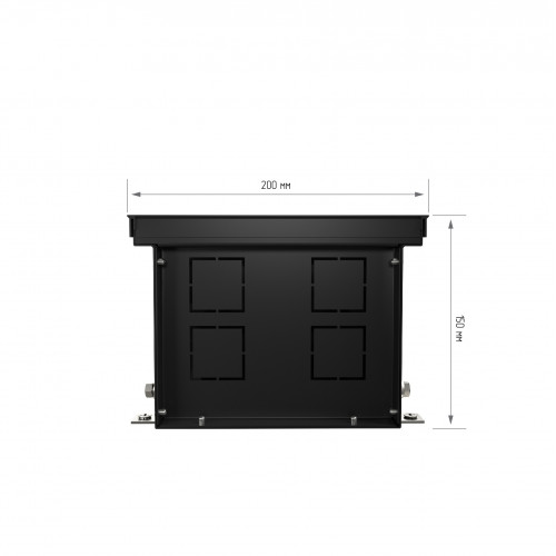 Конвектор внутрипольный Royal Thermo ATRIUM-150/200/1800-DG-U-BL