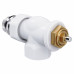 Набор термостатический осевой Royal Thermo Design 1/2"М30х1,5 (Белый)