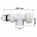 Набор термостатический осевой Royal Thermo Design 1/2"М30х1,5 (Белый)