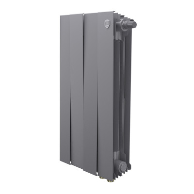 Радиатор биметаллический Royal Thermo PianoForte 500 Серебристый VR80 - 4 секц.