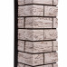 Портал Firelight Bricks Wood Classic камень коричневый, шпон темный дуб