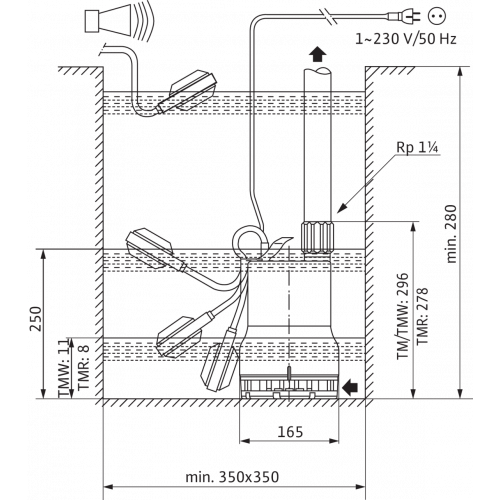 Насос дренажный Wilo TM 32/8-10М