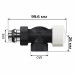 Набор термостатический осевой Royal Thermo Design 1/2"М30х1,5 (Черный)