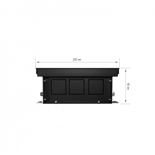 Конвектор внутрипольный Royal Thermo ATRIUM-90/200/2400-DG-U-NA