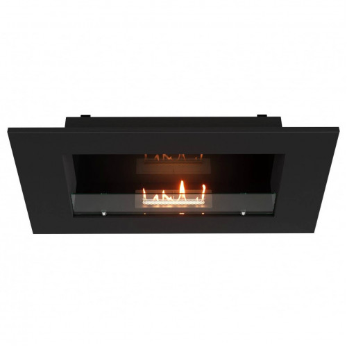 Каминокомплект:Биокамин Firelight BFP/W-90+Набор керамических камней М, черные