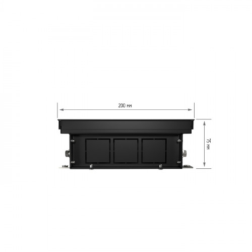 Конвектор внутрипольный Royal Thermo ATRIUM-75/200/1700-DG-U-NA