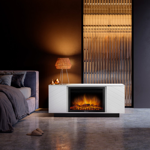 Портал Firelight Como 30 белый, черный, р/в