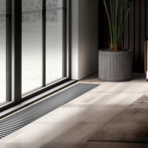 Конвектор внутрипольный Royal Thermo ATRIUM-90/400/2300-DG-U-NA