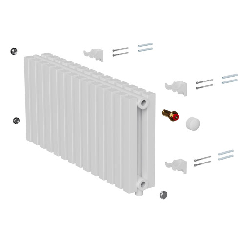 Дизайн-радиатор Royal Thermo Shift Q30 VC2030 - 26 секц. RAL9016