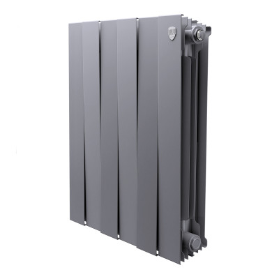 Радиатор биметаллический Royal Thermo PianoForte 500 Серебристый - 6 секц.