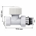 Набор термостатический прямой Royal Thermo Design 1/2"М30х1,5 (Белый)