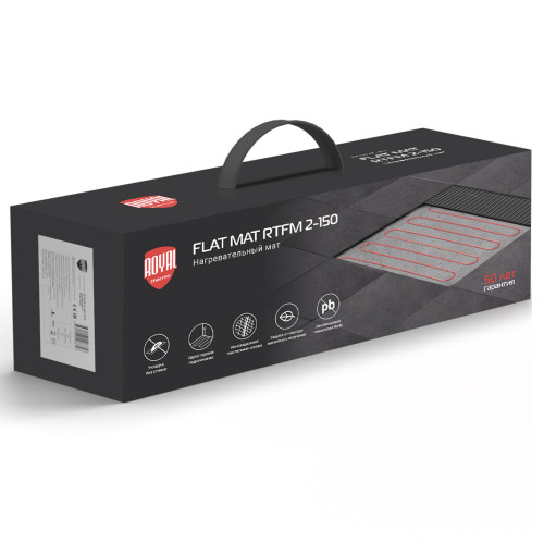 Мат нагревательный Royal Thermo Flat Mat RTFM 2-150-8 с терморегулятором RTI-16