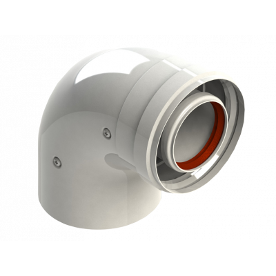 Колено диам. 60/100L ROYAL THERMO MF 90 RTF17.001