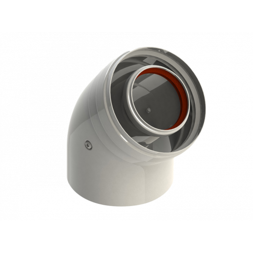 Колено диам. 60/100L ROYAL THERMO MF 45 RTF17.002