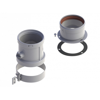 Адаптер разделительный двухблочный диам.80 (Bx) ROYAL THERMO RTF04.004 Адаптер разделительный двухблочный диам.80 (Bx) ROYAL THERMO RTF04.004