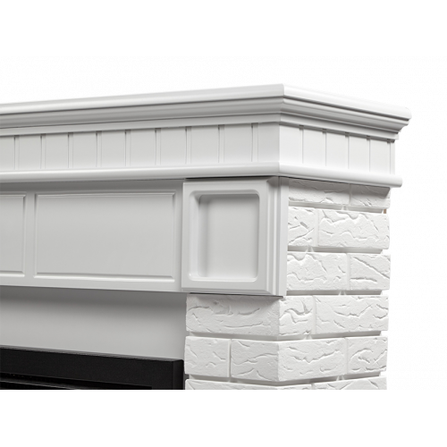 Портал Bricks 30 камень белый, белая эмаль