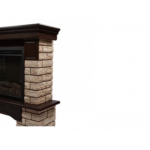 Портал Forte Wood 30 камень коричневый, шпон темный дуб