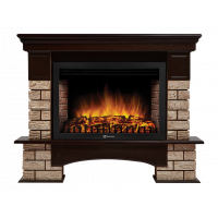 Портал Forte Wood 30U (угловой) камень коричневый, шпон темный дуб