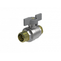 Кран шаровый Royal Thermo EXPERT TEFLON 1/2", НГ, бабочка