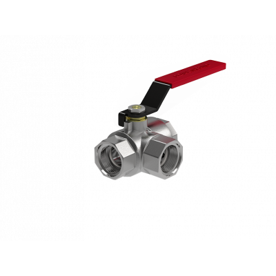 Кран шаровый Royal Thermo Optimal трехходовой тип L 1/2"