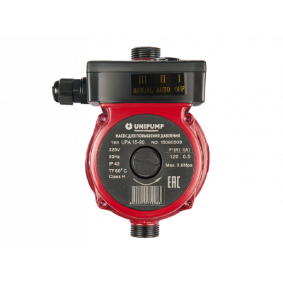 Насос циркуляционный UNIPUMP (для пов. давления) UPА 15-90 160 Насос циркуляционный UNIPUMP (для пов. давления) UPА 15-90 160