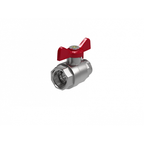 Кран шаровый Royal Thermo Optimal 1" нар-вн, ручка-бабочка
