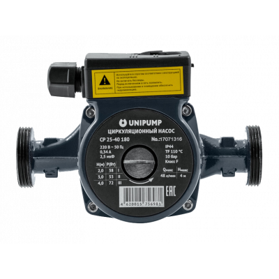 Насос циркуляционный UNIPUMP (отопл.) CP 32-80 180 Насос циркуляционный UNIPUMP (отопл.) CP 32-80 180